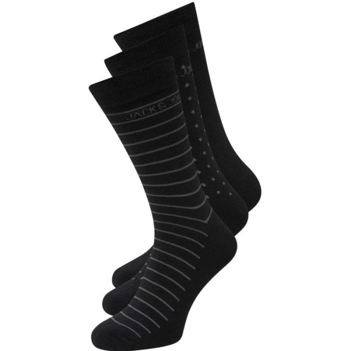 Jack & Jones tris men's socks plus size man article 12198331  black
