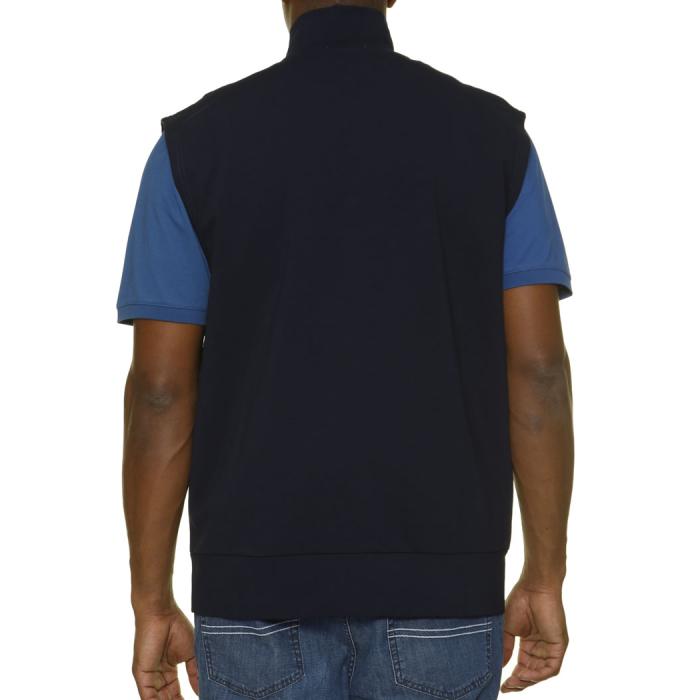 Maxfort man sleeveless zip plus size vest article 23343 blue - photo 2