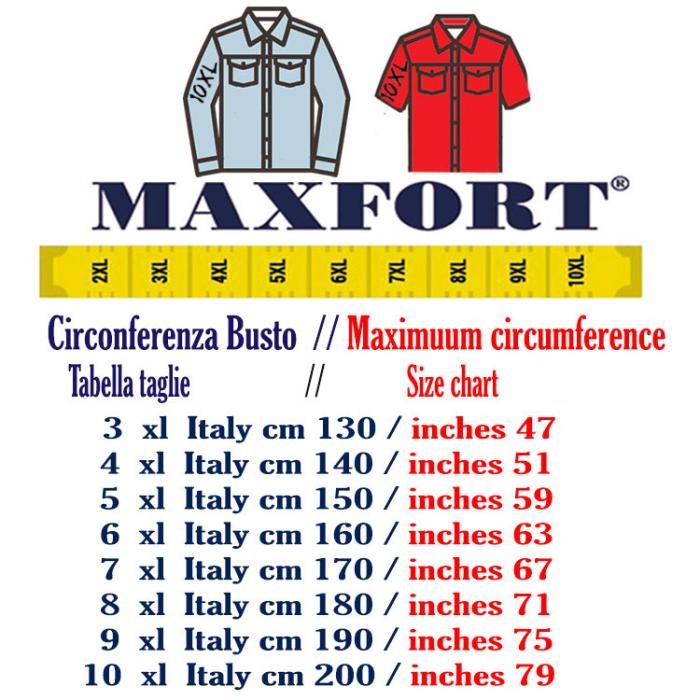 Maxfort  Easy men's plus size cotton shirt 2275 green - photo 3