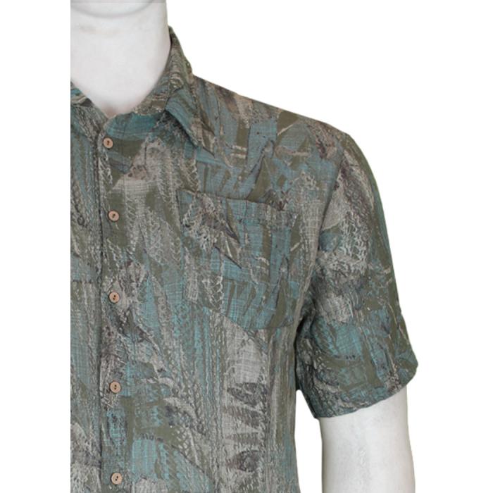 Maxfort  Easy men's plus size cotton shirt 2275 green - photo 2