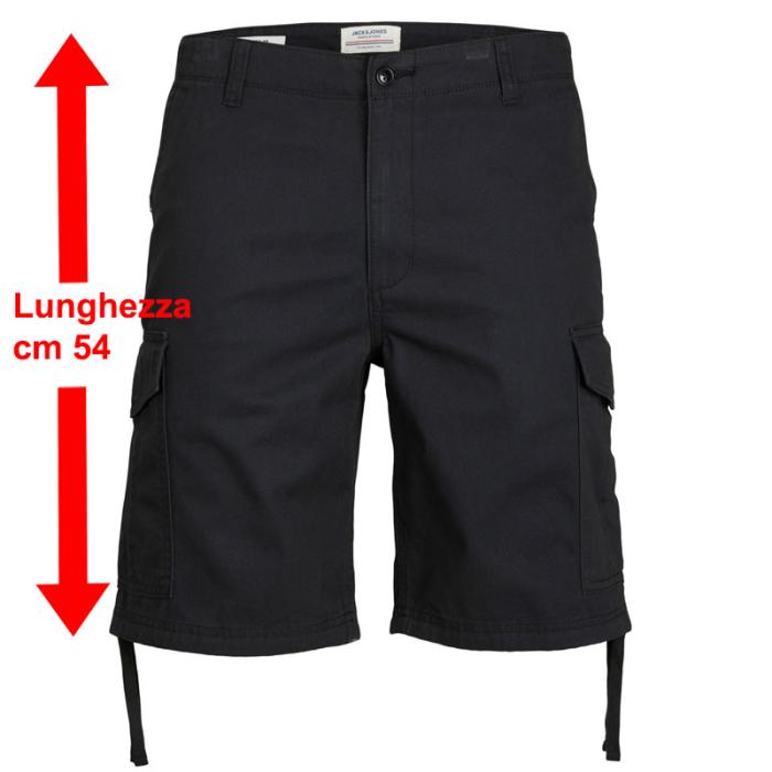 Jack & Jones men's short trousers plus size article 12235795 black - photo 2