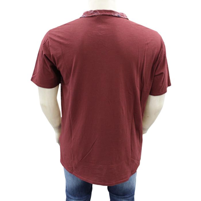 Maxfort T-shirt men's plus size article 37551 burgundy - photo 2