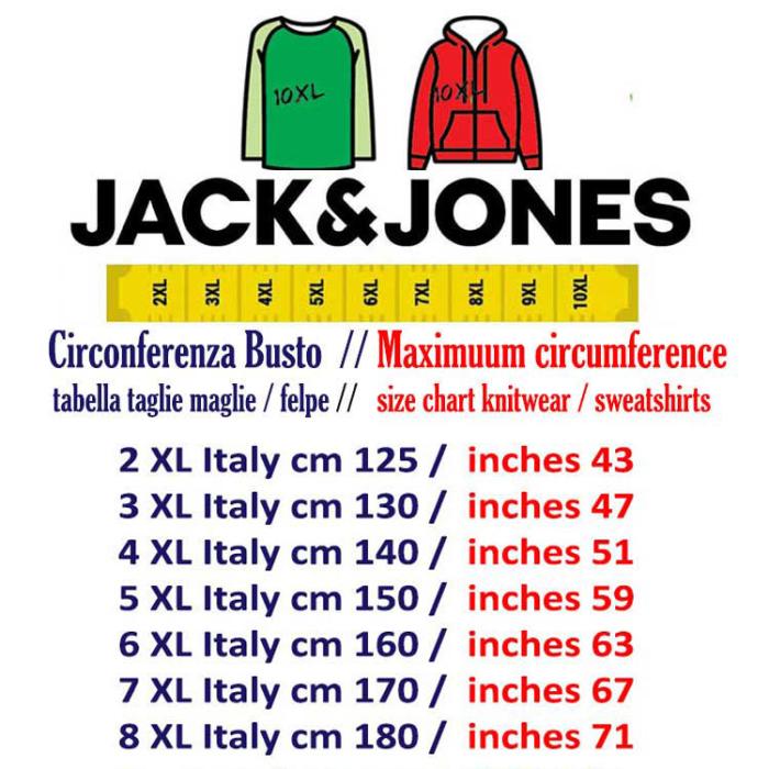men's PLUS SIZE hooded sweatshirt cotton fleece from 3xl to 8xl Jack & Jones - photo 3
