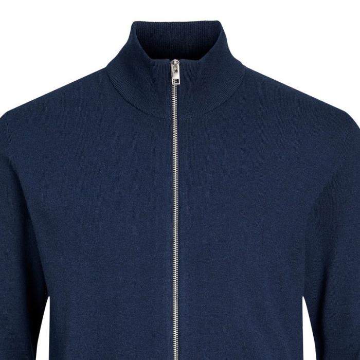 Jack & Jones jacket cardigan man plus sizes article 12245729 blue - photo 1