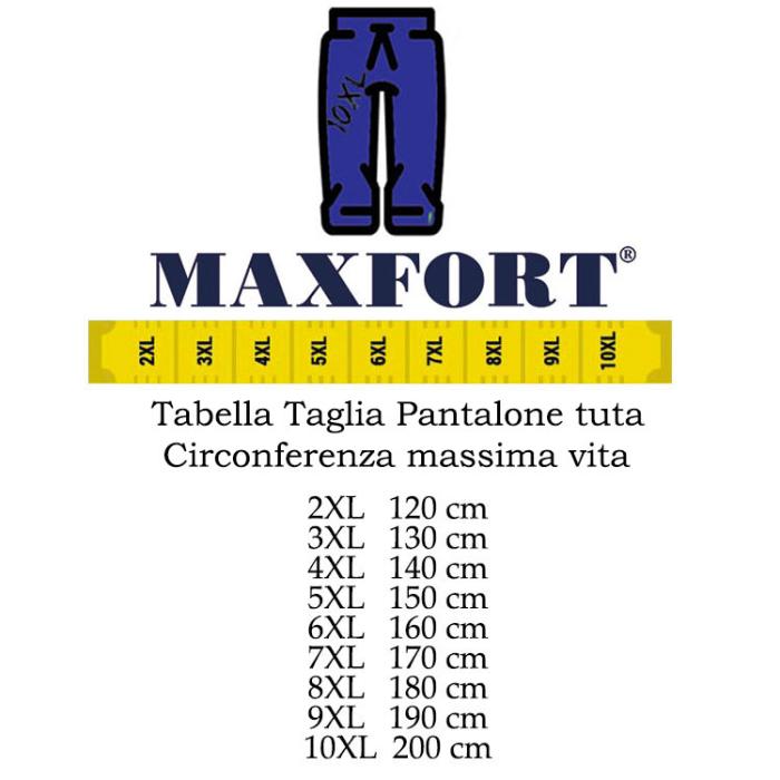 Maxfort Easy Men's Plus Size Tracksuit trousers art. 2300 blue - photo 3