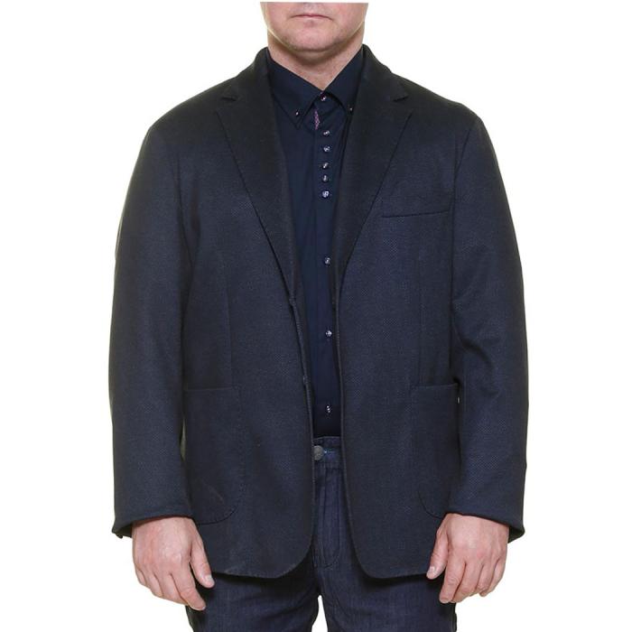 Maxfort.  Jacket men's plus size article 24011 blue and black