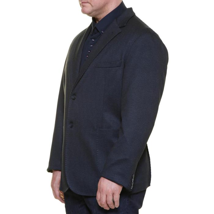 Maxfort.  Jacket men's plus size article 24011 blue and black - photo 2