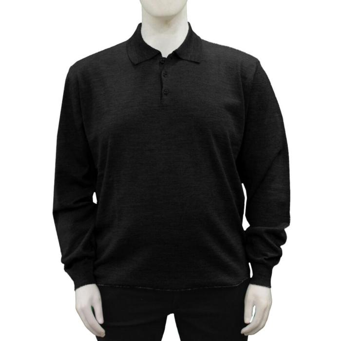 Mattia Sarti men's plus size polo shirt  article 542  black, green - photo 1