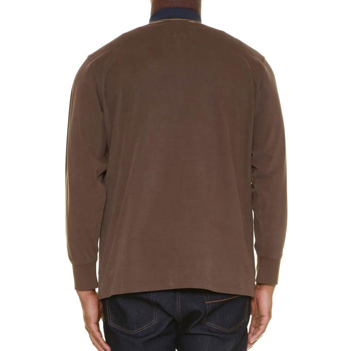 Maxfort men's plus size cotton polo shirt article 38852 brown - photo 2