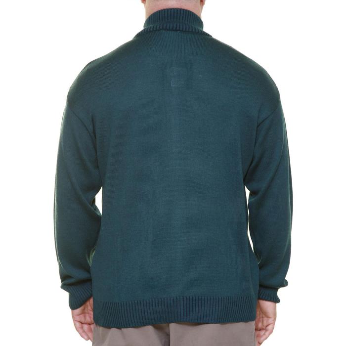 Maxfort wool cardigan jacket plus size men article 24056 green - photo 4
