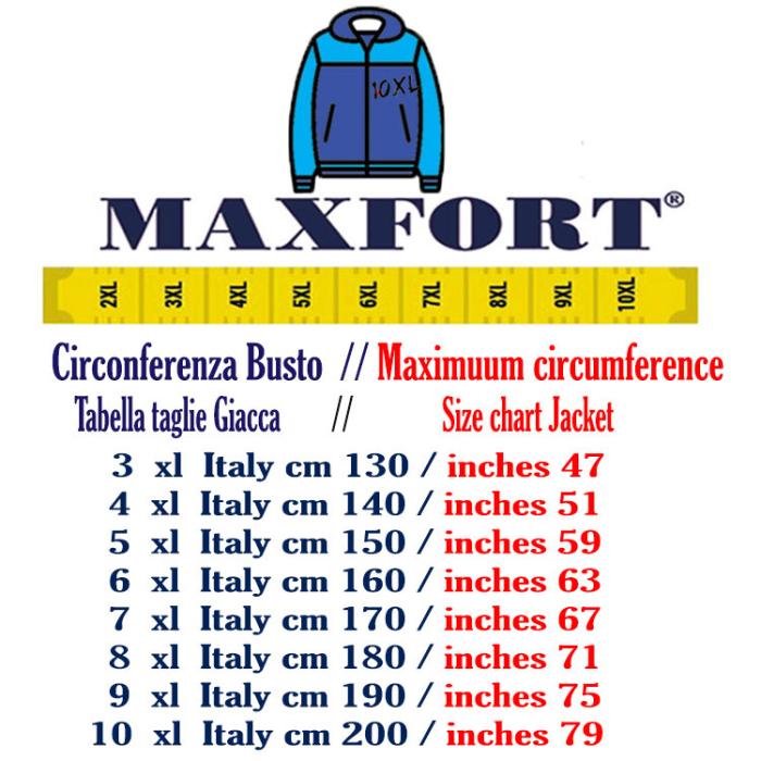 Maxfort Prestigio jacket plus sizes man article 24080 blue - photo 5