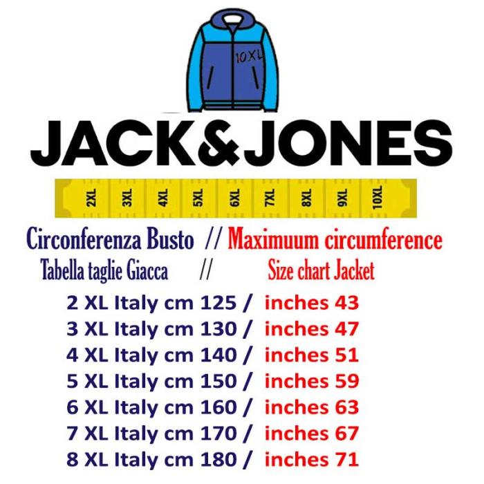 Jack & Jones men's plus size jacket 12243517 blue - photo 6