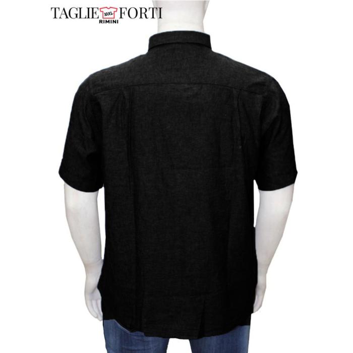 Maxfort shirt man short sleeve plus size  1262 light black - photo 2