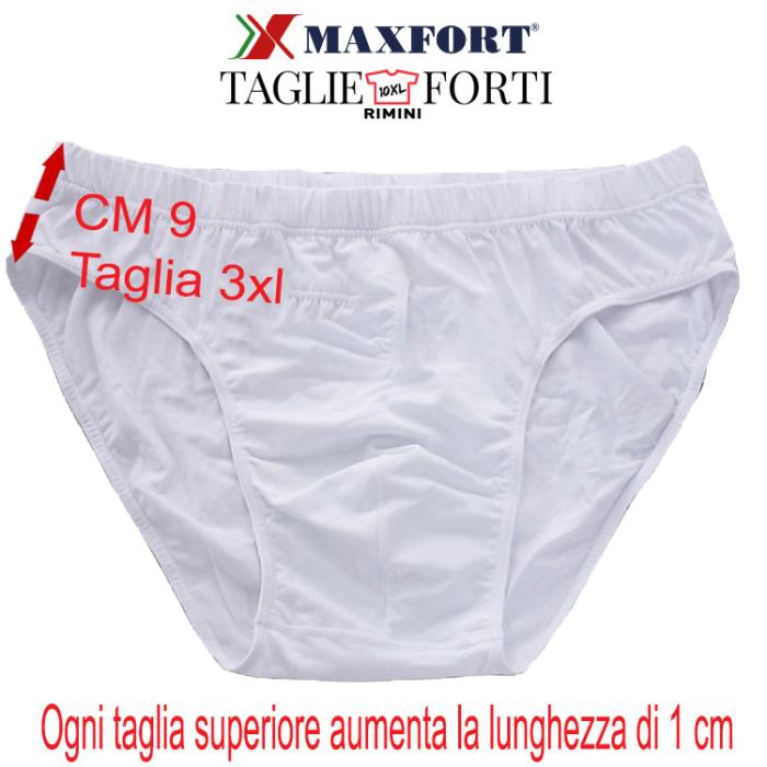 Maxfort men's plus size underwear briefs 300 available in white - blue - gray - black - photo 5