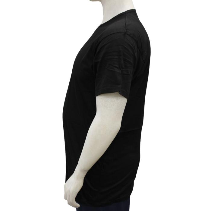 Maxfort men's plus size cotton underwear t-shirt 500 available in black - white - grey - photo 4