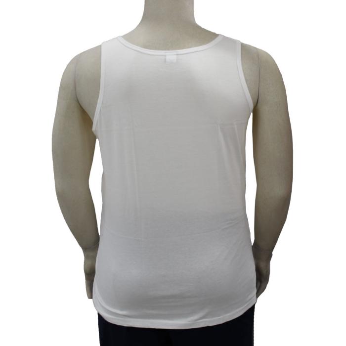 Maxfort men's plus size underwear tank top 550 available in white-black-grey-blue colours - photo 3