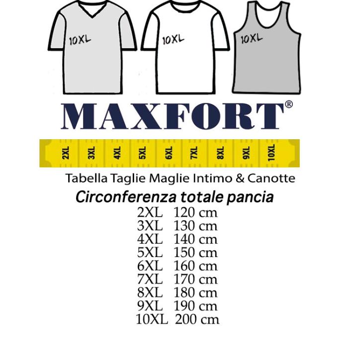 Maxfort men's plus size cotton underwear t-shirt 501 available in black - white - grey - photo 4