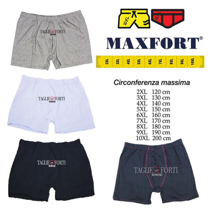 Maxfort men's plus size underwear boxer 250 available in white - blue - black - grey - photo 6