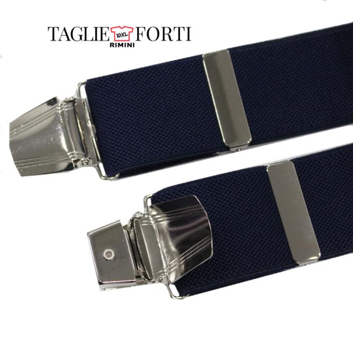 Maxfort. Elastic suspender with clip plus size man. Article tinta unita blue - photo 1