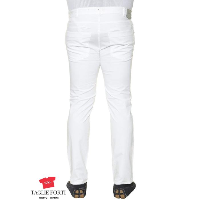 Maxfort pants plus size man article gregorio white - photo 2