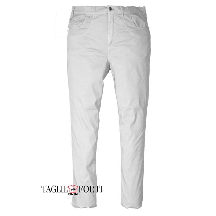 Maxfort pants plus size man article gregorio white - photo 3