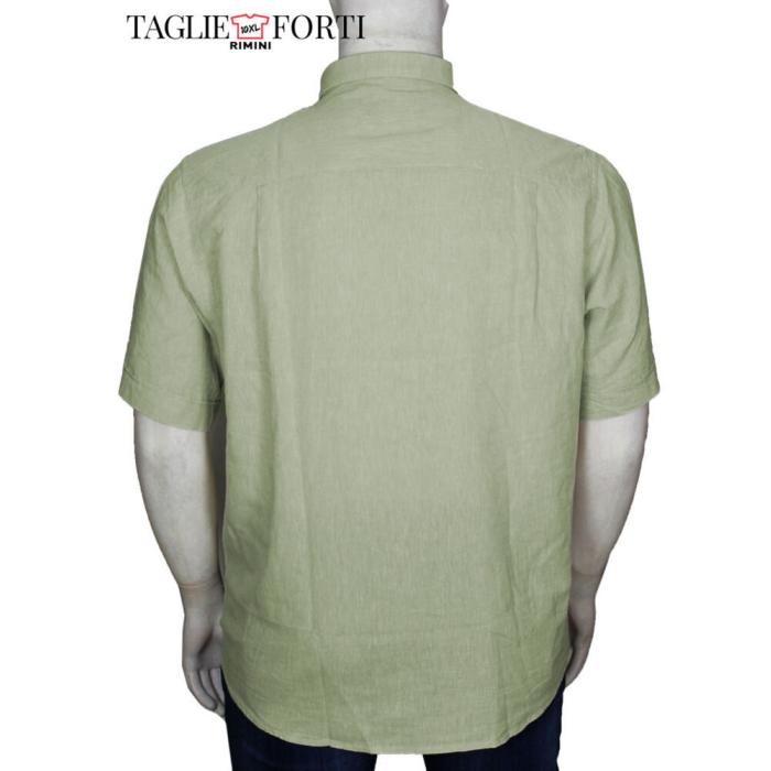 Maxfort shirt man short sleeve plus size  1262 green - photo 2