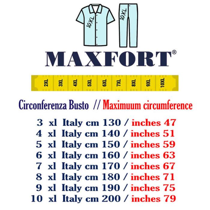 Maxfort pajamas Plus Size Men 3006 bordeaux - photo 3