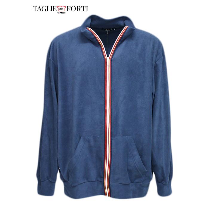 zip men jacket plus size. Maxfort 28301 blue
