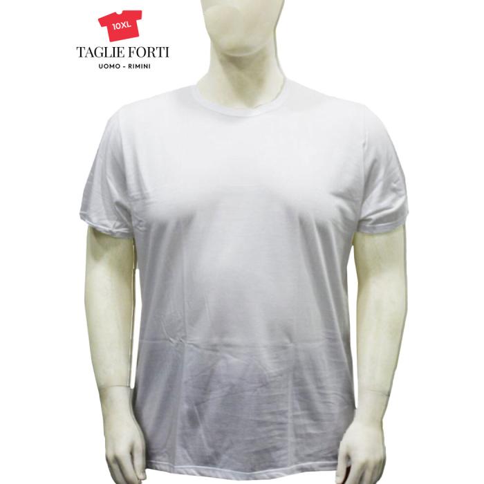 20 Nodi men's plus size stretch t-shirt 9002 available in blue - white - black - photo 3