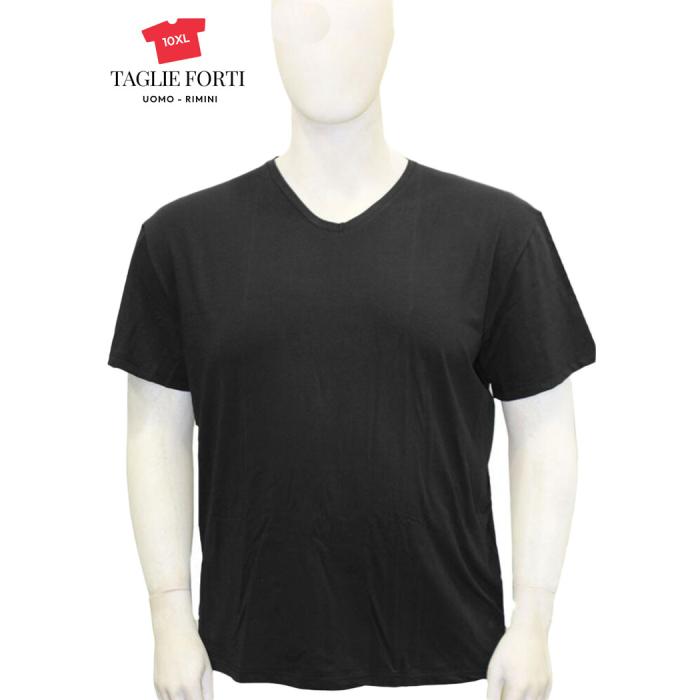 20 Nodi men's plus size stretch t-shirt 9001 available in blue - white - black - photo 2