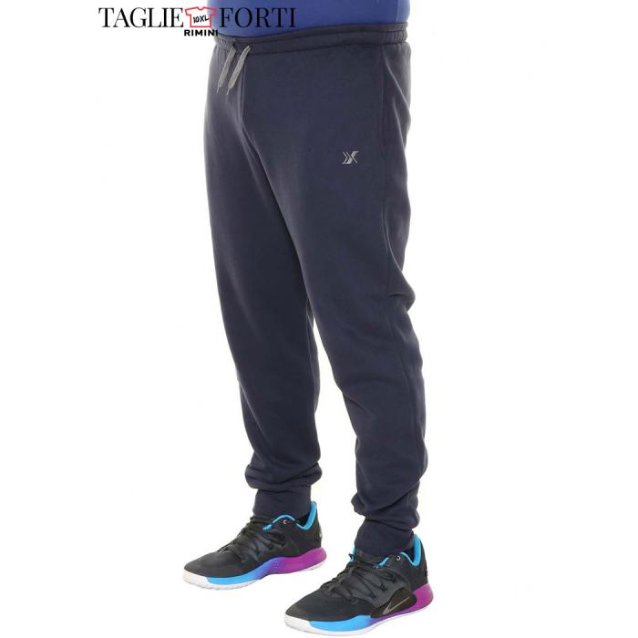 Maxfort. Men's Plus Size Tracksuit trousers art. 32890 blue - photo 1