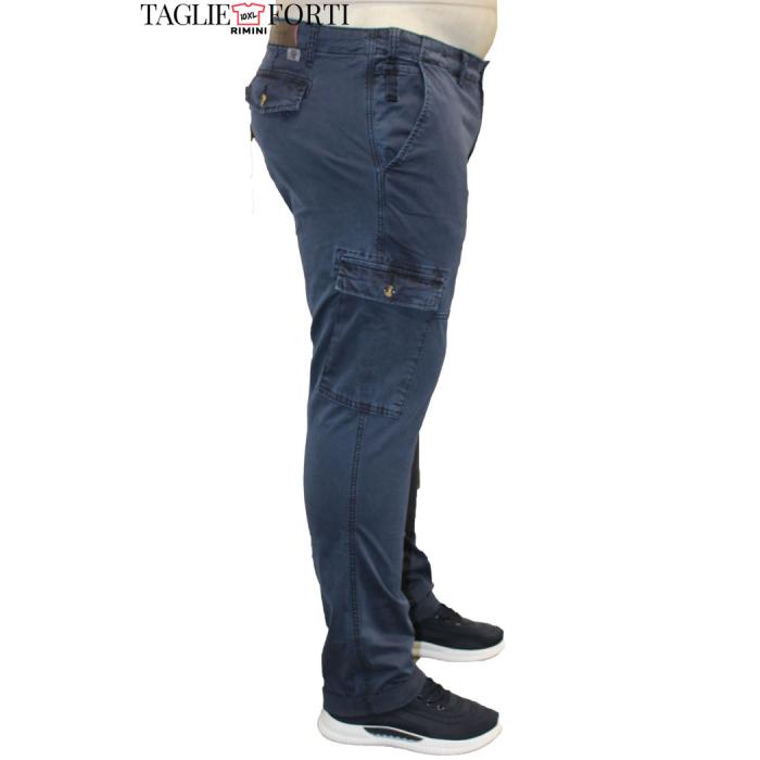 Maxfort pants plus size man article 1802 blue - photo 1