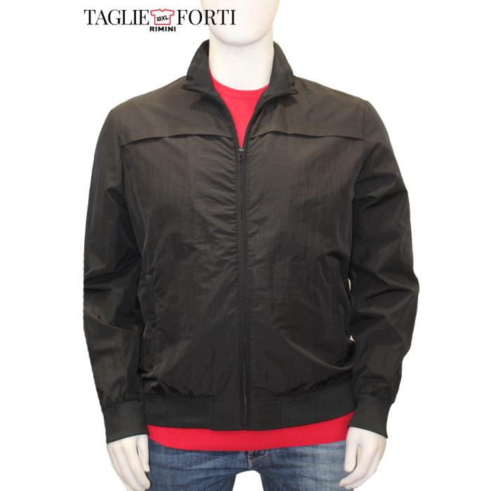 Maxfort. Lightweight summer jacket with zipper plus sizes for men. Article 1697 black