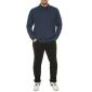 Maxfort. men's round-necked knit sweater article 10001 blue - photo 1