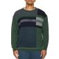 Maxfort. Sweater men's plus size article 5719 green