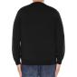 Maxfort pure wool round neck sweater plus size man 5424 blue and black - photo 6