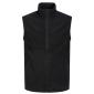 Jack & Jones men's plus size fleece vest 12245799 black