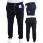 20 Nodi  Ponente men's plus size cotton sweatpants, blue and black - photo 2