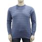 Mattia Sarti men's plus size crewneck sweater article VS21 light blue