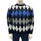 Maxfort. Sweater men's plus size article 5914 blue