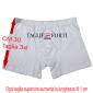 20 Nodes men's plus size underwear boxer 978 available in white - black - photo 3